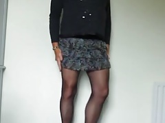 Kim dressed at home