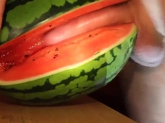 fruit fuck and self swallow - the best comes after cumming 2