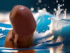 Handjob amateur with Cum in Hotel room