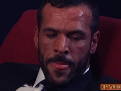 Watch these two hot guys swap and swap again with money-shot cumshots