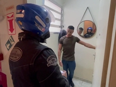 Forbidden Deliveries: The Motorcyclist Sat Down Sans Brakes