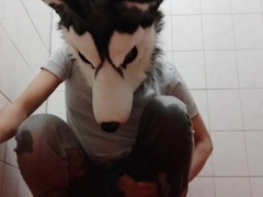 Dousing myself and frolicking with my pee