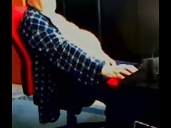 grandpa stroke on webcam