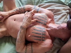 Pedro sticking his beef whistle down Keys jaws and jizzing