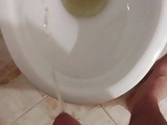 Taking a piss after long day