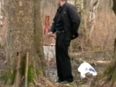 Lonely Parent Drains it Outside