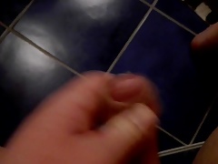 Rubbing my circumcised cock with jerking
