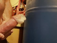 Biggest Precum condom Play