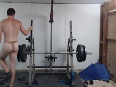 Dick Flash While Working Out In Thong - Special