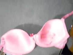 Cum satin bra