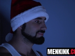 Santa Jaxton Wheeler surprises Addison Blue with holiday ass railing