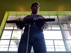 Young Latino Marco Cruz Jerking Off