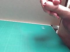 Not best quality - playing with a slo-mo cum