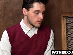 FatherXXX.com - Private penitence with a stiff beefstick in my hatch