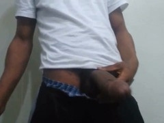 Enormous black cock Mandingo swings for ebony Monster Handjob
