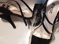 Pissed on her bitch shoes