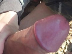 Femboy in public sucks my big cock