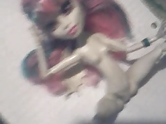 Cumshot to Monster High doll.