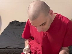 Gay breath play and bondage with Strapskinks get intense