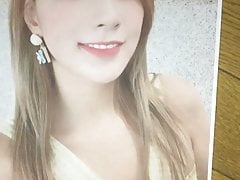 hayoung cum tribute cum on her twice