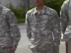 Black stud jerks and blows white trooper cocks