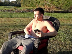 Windy day masturbation session with Mickey Knox