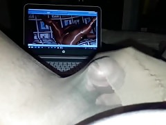 Hand job masturbation.
