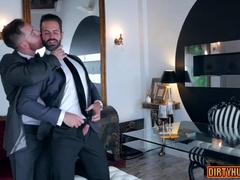 Muscle Sonnie Roll and Jizz Flop get their tight pussies drilled and cummed on