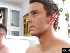 Michael Boston Spreads His Booty Hole Wide During Yoga Sesh