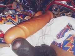 Giving in for a handjob with a helping hand