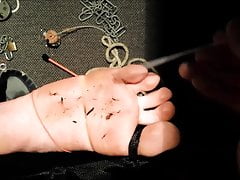 self foot torture session 03, falaka, bastinado