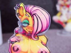 Hot SOF using Fleshlight on Pony Standee