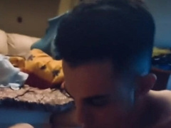 I blow off my ex's Spanish beau's gigantic for a long time