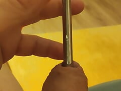 Penis cache with liquid feeding