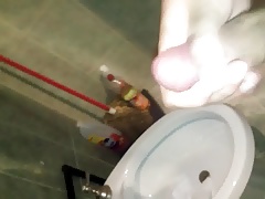 Masturbation big cock and cum from ARG pija