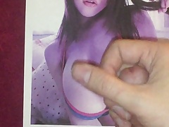 Big titted Asian cum tribute