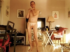 mostly pink and red on my nude ass