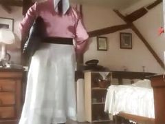 In bourgeois dress