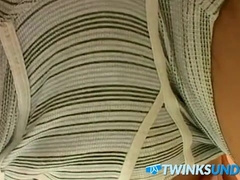 Undie twinks Jeremiah Johnson & Shane Allen tease & fuck
