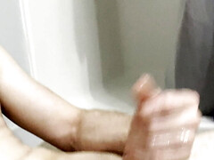 Shooting Massive Load in Bathroom