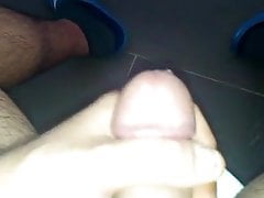 Me wanking and cumming hard