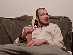 A Good Cumshot Before Go to Sleep