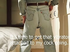 Jeans fetish handsfree orgasm
