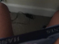 Edging in Adidas Sweats & Basketball Cut-Offs