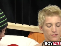 Blonde teen Miles ass stretched hardcore doggystyle after BJ