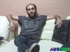 Australian Hairy Hunk Taylor Strokes His Throbbing Dick