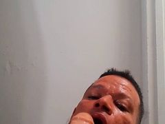 Borila with a dildo. Ass to mouth