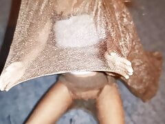 Barbie doll pantyhose encasement
