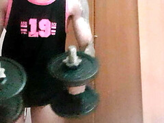 Gay in the home gym