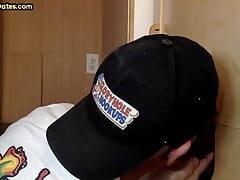 Gray mature amateur gay giving head to gloryhole cock
